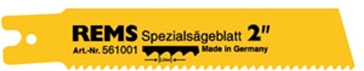 Rems 561001 HSS-Bi Reciprozaagblad - 140 x 3,2mm - Metaal (5st)