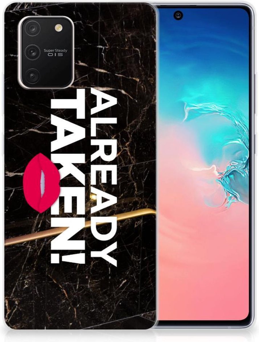 Samsung Galaxy S10 Lite Siliconen hoesje met naam Already Taken Black