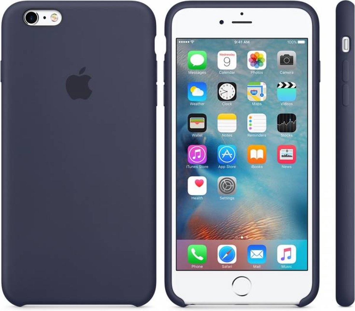 Apple - Siliconen hoesje - iPhone 6/6s Plus - Midnight Blue