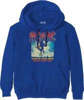 AC/DC Hoodie/trui -S- Blow Up Your Video Blauw