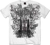 Avenged Sevenfold - Land Of Cain Heren T-shirt - XXL - Wit