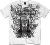 Avenged Sevenfold Heren Tshirt -XXL- Land Of Cain Wit