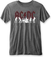 AC/DC Heren Tshirt -M- Silhouettes Grijs