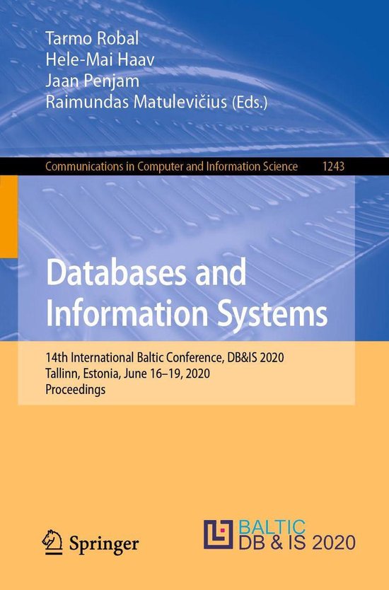 Springer Nature Proceedings Computer Science - Databases and ... - cover