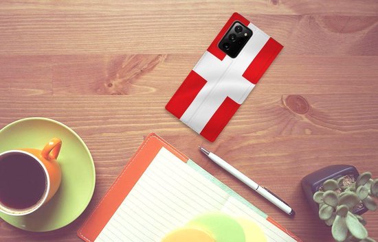 Étui pour téléphone Samsung Galaxy Note 20 Ultra Book Case drapeau danois