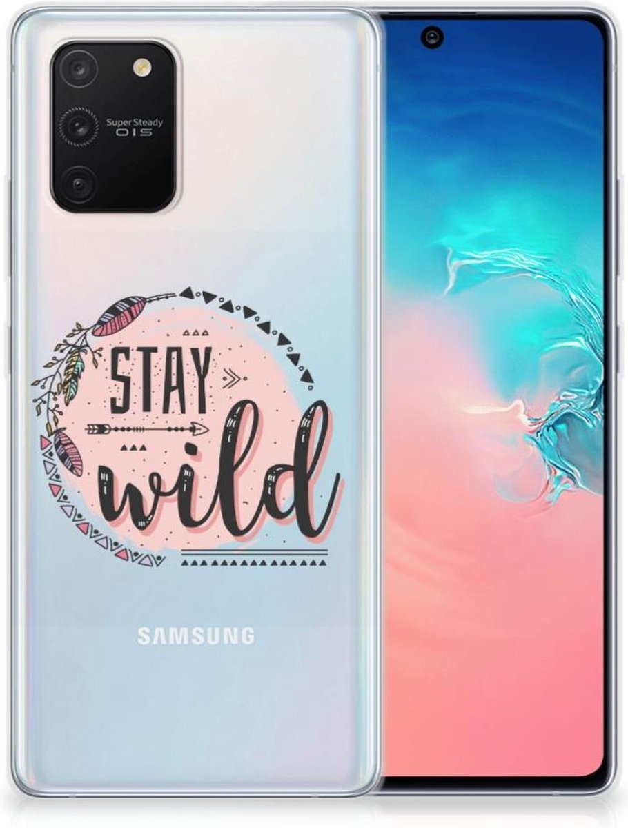 Samsung Galaxy S10 Lite Telefoonhoesje met Naam Boho Stay Wild