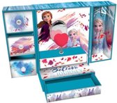 Sieradenkistje Frozen Meisjes Karton 21 Cm Blauw