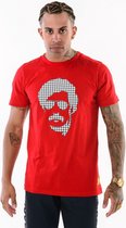 Original Replicas - Grappig & Fout Kostuum - Pablo Discobar Shirt Head Red - rood - Extra Small - Carnavalskleding - Verkleedkleding