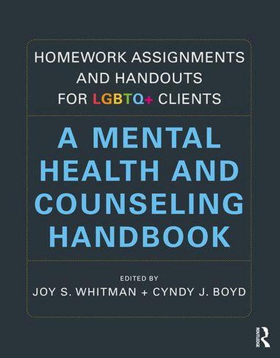 Homework Assignments and Handouts for LGBTQ+ Clients - cover