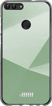 Huawei P Smart (2018) Hoesje Transparant TPU Case - Fresh Geometric #ffffff