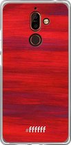 Nokia 7 Plus Hoesje Transparant TPU Case - Scarlet Canvas #ffffff