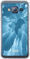 Samsung Galaxy J3 (2016) Hoesje Transparant TPU Case - Ice Stalactite #ffffff