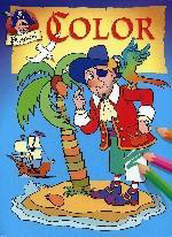 Cover van het boek 'Pirates color'