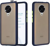 Xiaomi Poco F2 Pro Hoesje met Bumper Donker Blauw