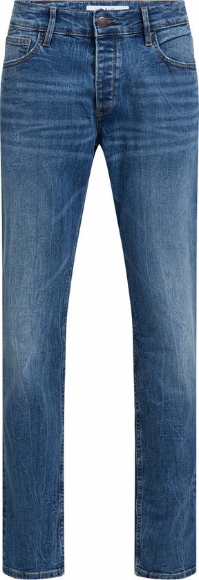 WE Fashion Heren slim fit super stretch jeans -Maat W29 X L36 | bol.com