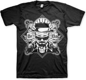 Breaking Bad Heren Tshirt -XL- Br-Ba Heisenberg Zwart