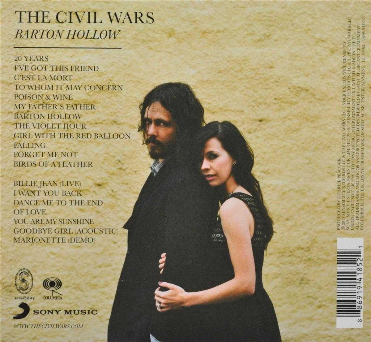 Barton Hollow, The Civil Wars CD (album) Muziek
