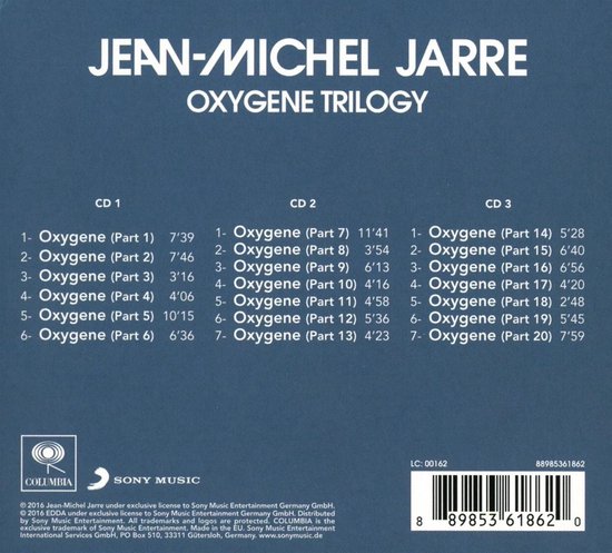 Oxygene Trilogy, Jarre, Jean-michel | Musique | bol.com