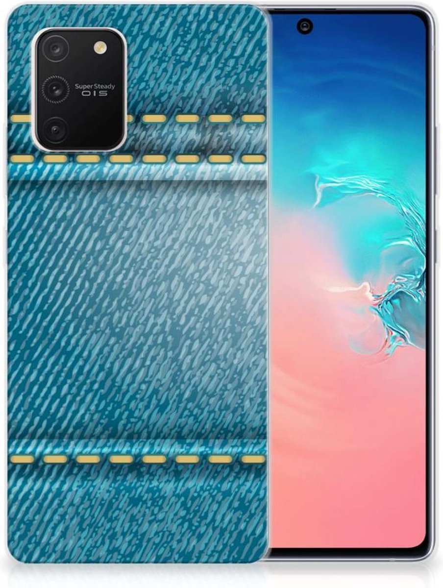 TPU Hoesje voor Samsung Galaxy S10 Lite Silicone Back Cover Jeans