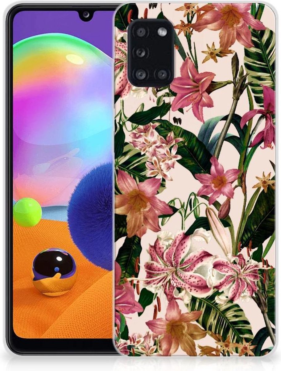 Samsung Galaxy A31 TPU Case Flowers