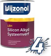 Wijzonol Silicon Alkyd Systeemverf 1 Liter Op Kleur Gemengd