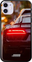 iPhone 11 Hoesje TPU Case - Audi R8 Back #ffffff