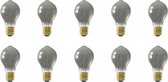 CALEX - LED Lamp 10 Pack - Filament A60 - E27 Fitting - Dimbaar - 4W - Warm Wit 2100K - Titanium - BSE