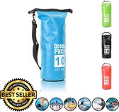 Decopatent® Waterdichte Tas - Dry bag - 10L - Ocean Pack - Dry Sack - Survival Outdoor Rugzak - Drybags - Boottas - Zeiltas -Blauw