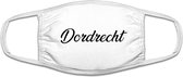 Dordrecht mondkapje | gezichtsmasker | bescherming | bedrukt | logo | Wit mondmasker van katoen, uitwasbaar & herbruikbaar. Geschikt voor OV