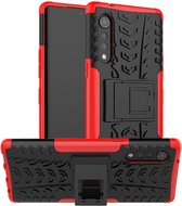 LG Velvet Hoesje - Schokbestendige Back Cover - Rood