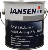 Jansen acryl lakplamuur - 2,5 kg.