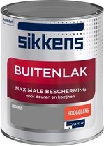 Bol.com Sikkens Buitenlak Hoogglans - Loodgrijs - 750 ml aanbieding