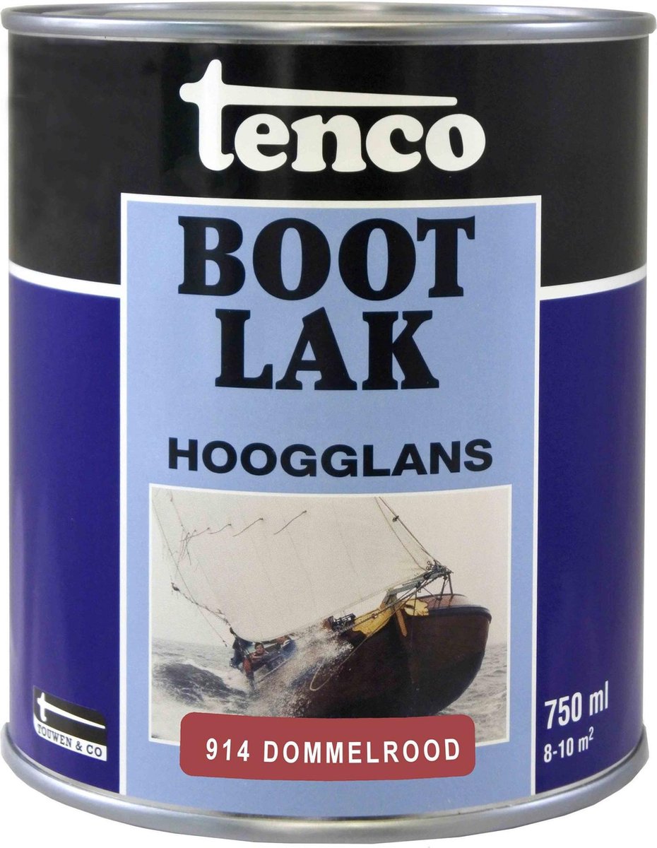 Tenco bootlak dommelrood 914 - 750 ml.