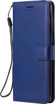 Book Case - Samsung Galaxy A21s Hoesje - Blauw