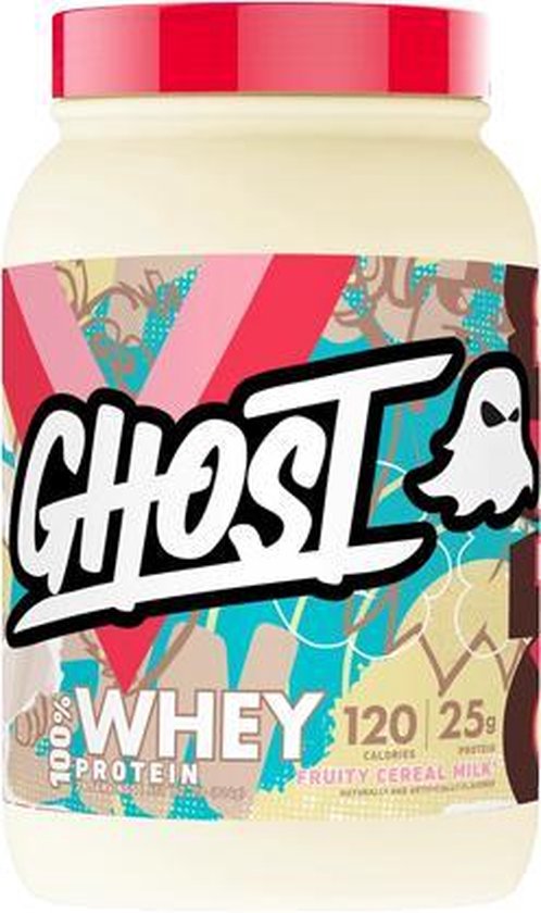 Ghost - 100% Whey Protein - Fruity Cereal Milk - 924 gram