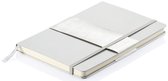 Xd Collection Notitieboek A5 Hardcover Papier Grijs/zilver