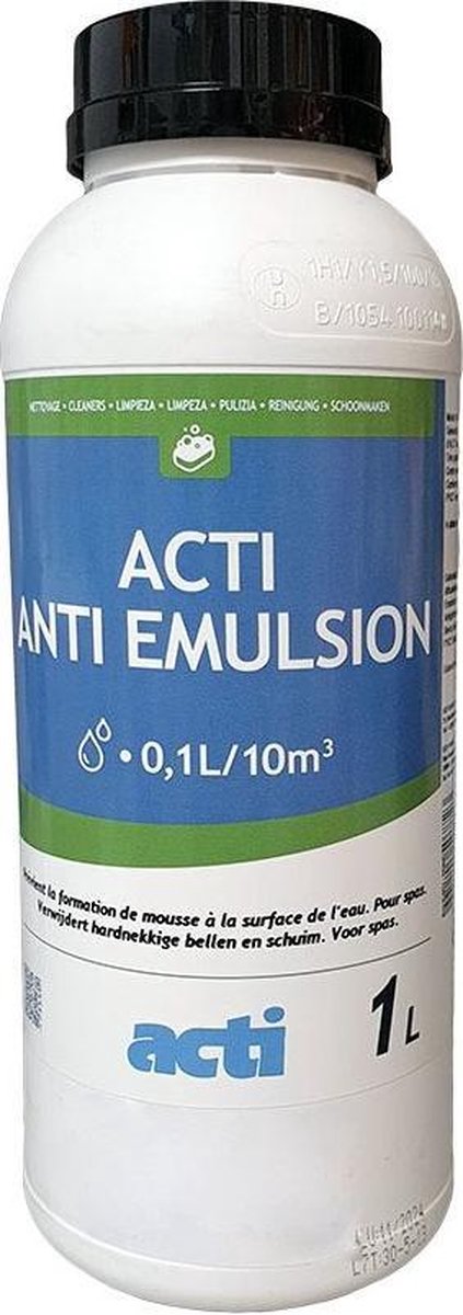 Acti Anti Emulsion - Verwijderd bellen en schuim