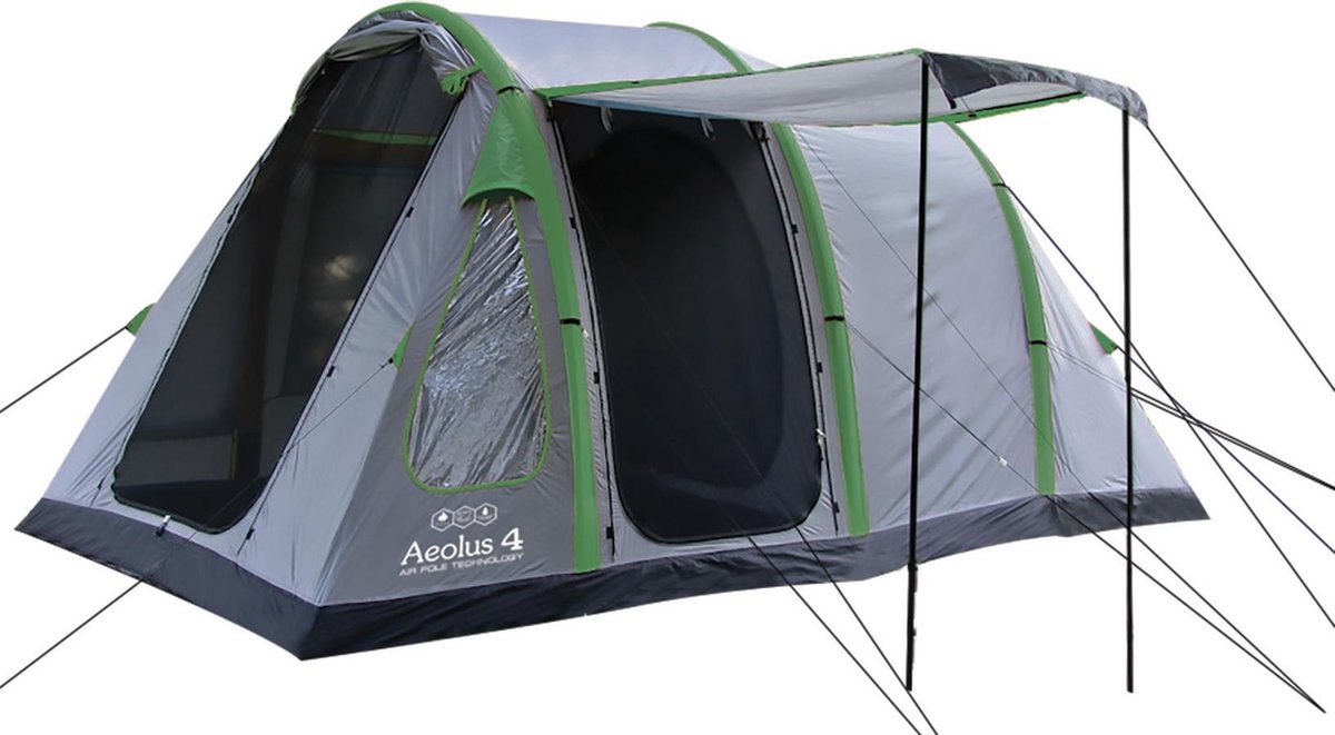 Tente Woods Atmospheric Air Frame 4 Personnes Tente Highlander Aeolus 4 Polyester 475 X 280 X 215 Cm | bol.com