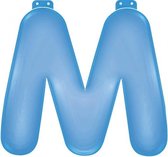 funtext letter M blauw