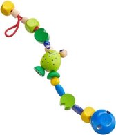 Selecta Spielzeug Fopspeenketting Frosch Junior 21 Cm Hout Groen/blauw/geel