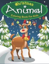 Christmas Animal Coloring Book for Kids