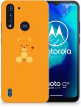 Silicone Hoesje Motorola Moto G8 Power Lite GSM Hoesje Baby Beer