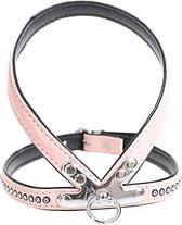 Duvo+ Crystal chic kunstleer harnas Roze 35cm/14mm