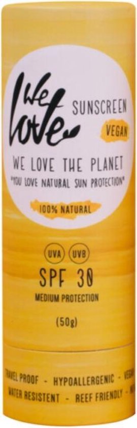 We love the planet - Natuurlijke zonnebrandstick – SPF 30