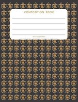 Witch Pattern - Composition Book: College Ruled - 200 pages - 100 Sheets - 7.44''x 9.69''