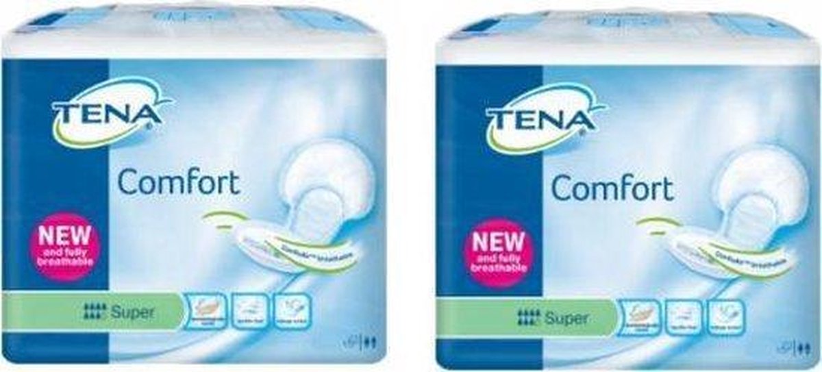 Goedkoopste TENA COMFORT SUPER - Karton met 72 Anatomische inleggers