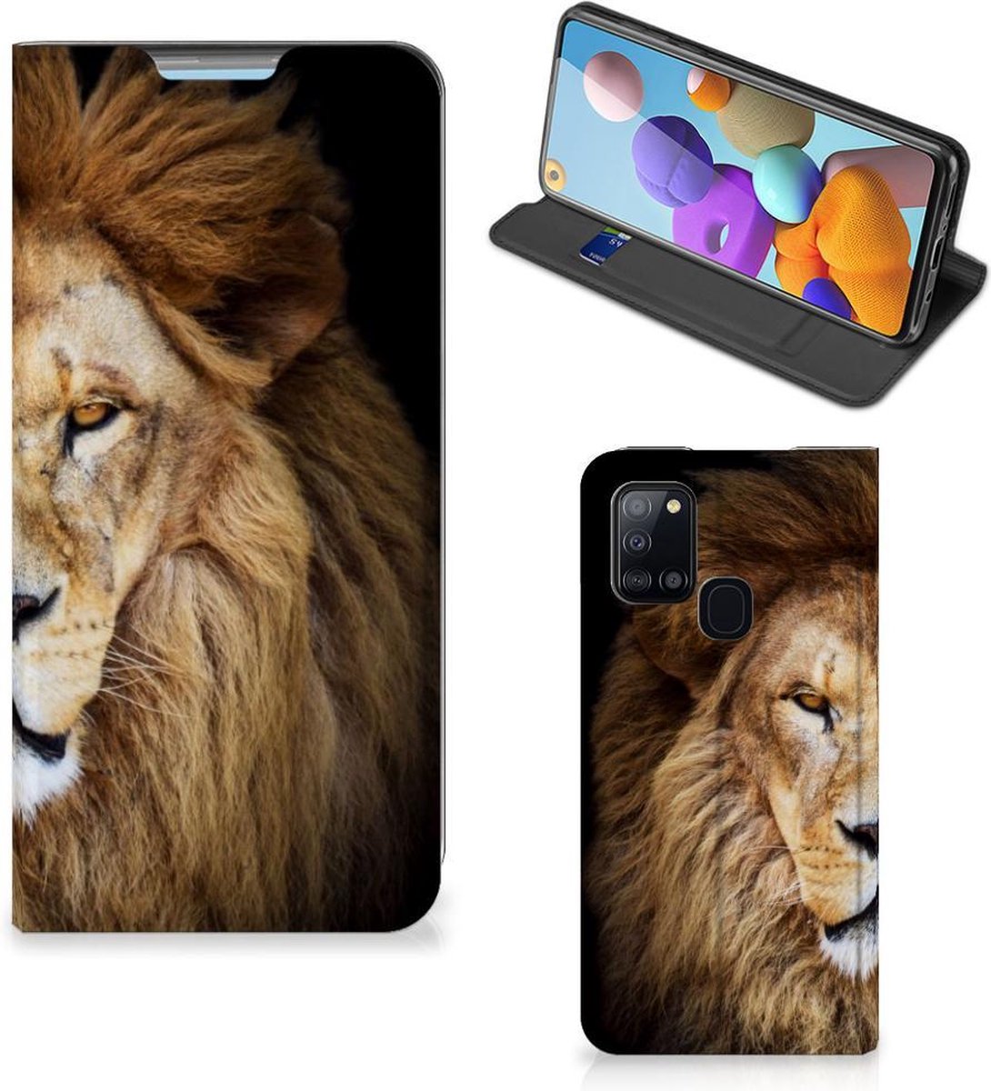 Samsung Galaxy A21s Hoesje maken Leeuw