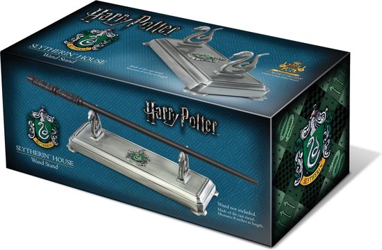 Noble Collection Harry Potter - Slytherin / Zwadderich Toverstaf / Toverstok display Decoratie