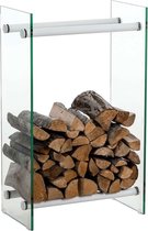 Clp Dacio - Brandhoutrek - kleur dwarsligger : wit metaal 35x80x100 cm