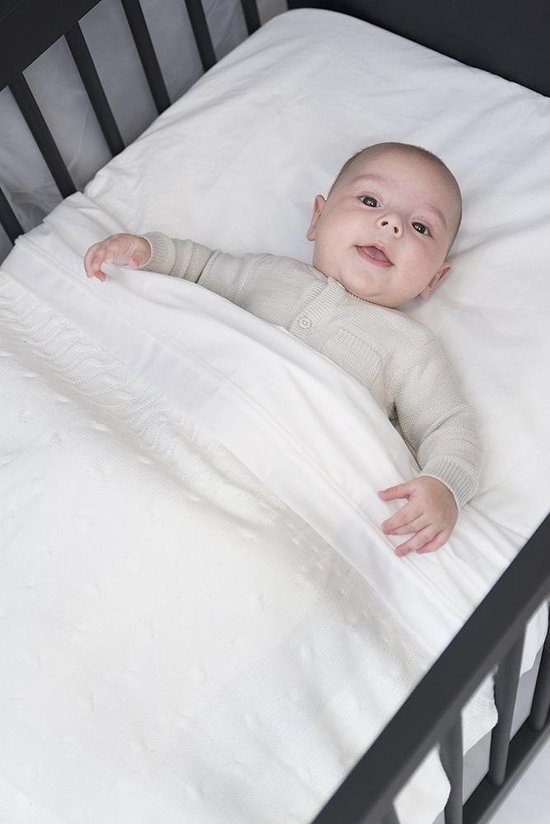 opgraven onvergeeflijk Australische persoon Baby's Only dekbedovertrek kabel uni baby lichtgrijs | bol.com